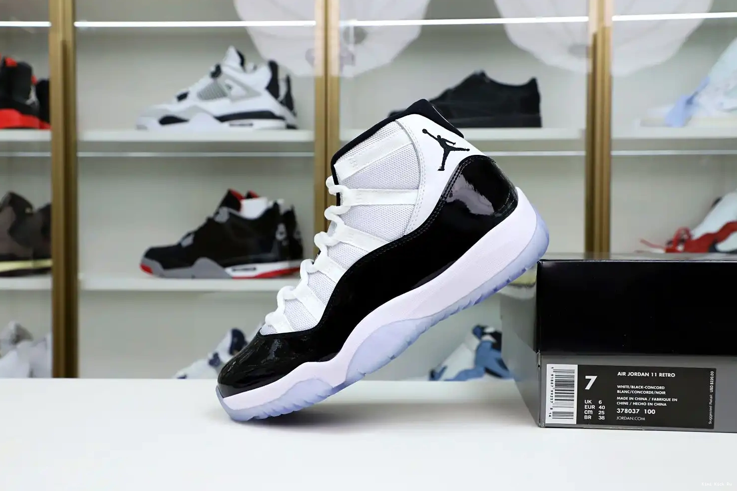 RETRO 2018 Kimikick 'CONCORD' AIR JORDAN 11 0730